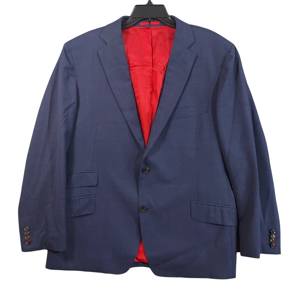 Suitsupply Sport Coat Men 46S Navy Blue Reda Super 130s Wool Blazer 1B13A0